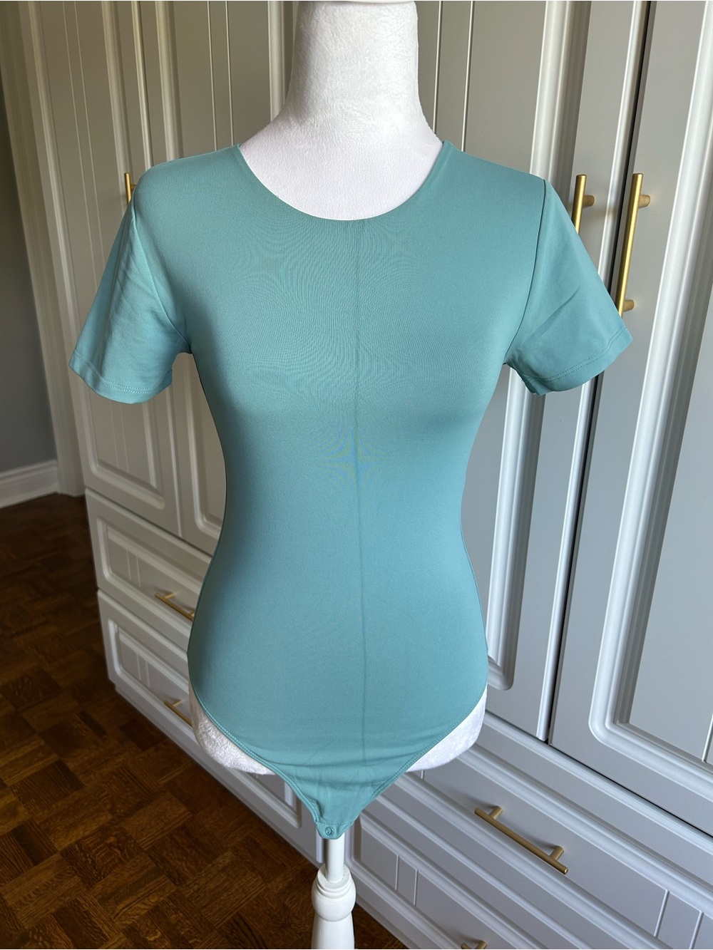 Babaton Women’s Short Sleeve Bodysuit in Seafoam